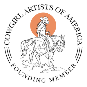 Cowgirl Artists of america founding member logo Picture